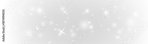 A luminous cloud of white dust floats smoothly, leaving a shimmering radiant trail. Subtle sparkles enhance dreamy atmosphere. PNG