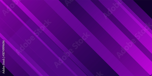 Vibrant purple diagonal glowing background with gradient lines, perfect for technology, presentation, abstract design, and modern graphic projects.modern abstac bacground illustration