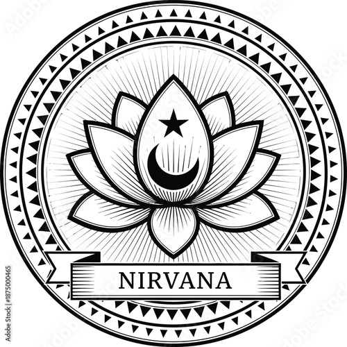 nirvana lotus flower symbol