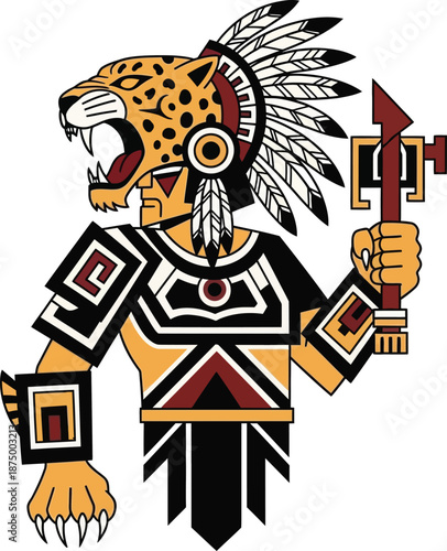 aztec warrior jaguar