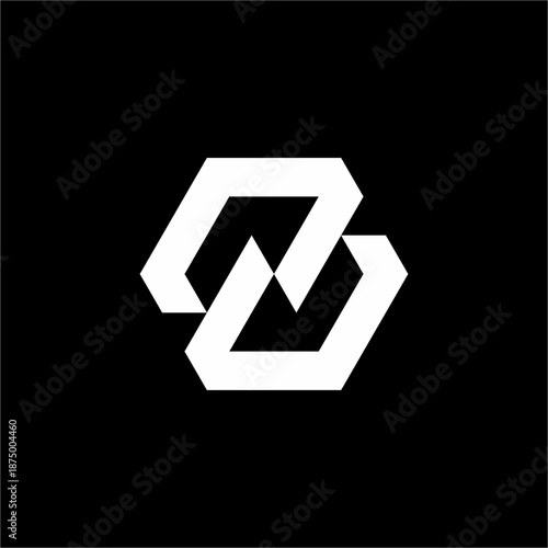 Linked geometric Z in a hexagon. Conveys fluid motion and tech connectivity.