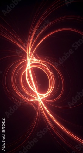 Vibrant abstract energy field displaying intricate overlapping wave patterns and structural light effects. Ideal digital background, colorful, system, dynamic