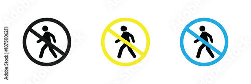 Pedestrian crossing warning sign vector. Yellow traffic safety alert triangle. Crosswalk road symbol with person walking. Urban street signage for pedestrian safety. Highway caution icon design. 