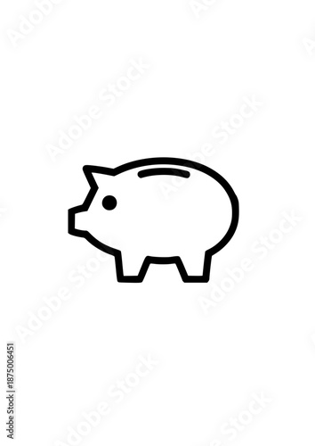 Finance and Payment Monoline Icon Set – Flat Outline Vector UI Icons