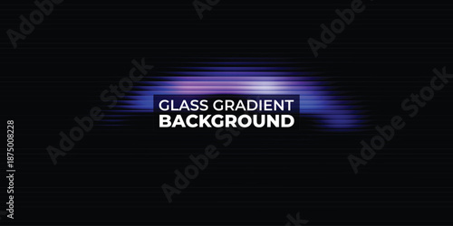 Abstract frosted glass background with deep blue and purple liquid gradient waves