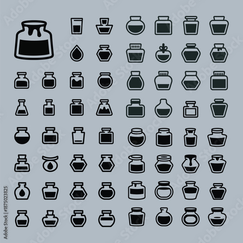 World Poetry Day Icon Set