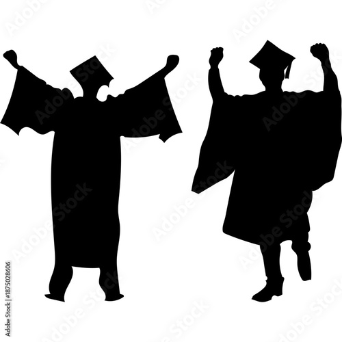 Celebrating Graduation Illustration