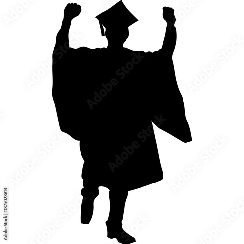 Celebrating Graduation Illustration