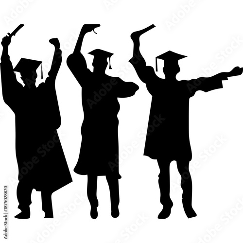 Celebrating Graduation Illustration