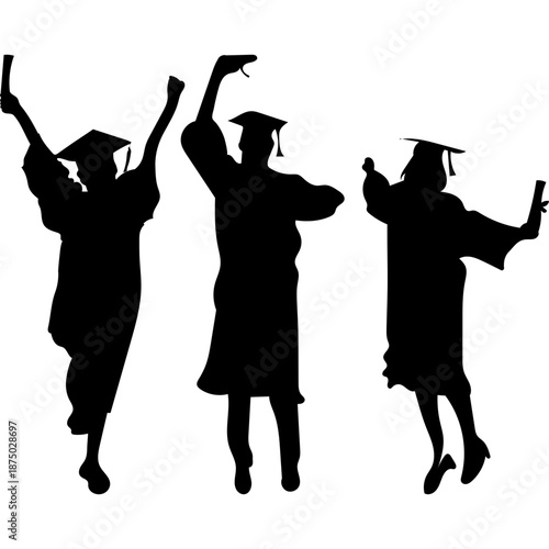 Celebrating Graduation Illustration