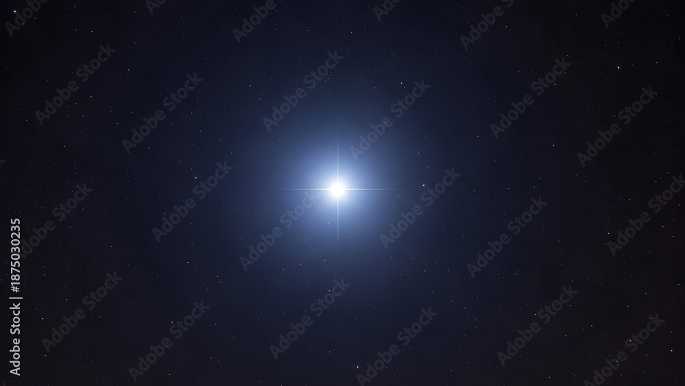 Fototapeta premium blue sky with stars