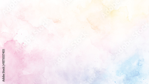 Pink watercolor background, color splashing, Watercolor abstract wet hand drawn for wallpaper, card greeting, poster, design, cover, invitation. Vector