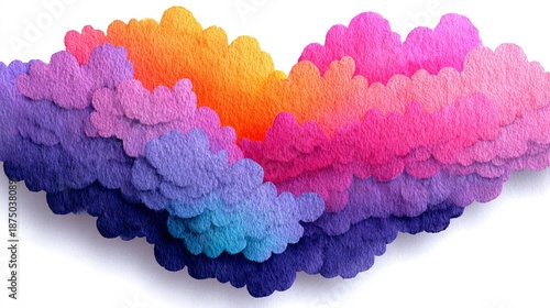 A Valentine's Day emblem, love emblem, icon, and romantic clip art generated by AI