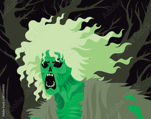 cadaveric banshee ghost screaming