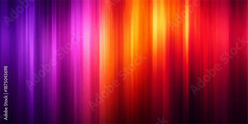 A vibrant digital art illustration featuring an abstract spectrum of colorful rainbow lines and bright gradient textures on a motion blur background