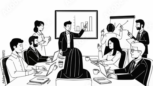 business people in a meeting