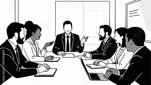 business people in a meeting