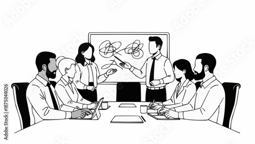 business people working together