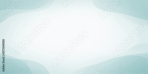 Smooth abstract blue background featuring soft white waves and flowing curves in a vector illustration design with a motion texture of water and light
