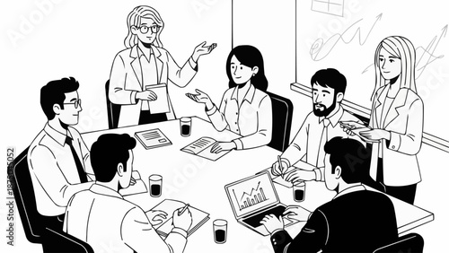 business woman with laptop