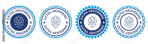 Extra Absorbing Blue Seal Badge Icons