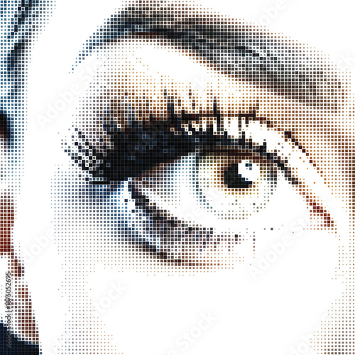 Close Up Human Eye Detail