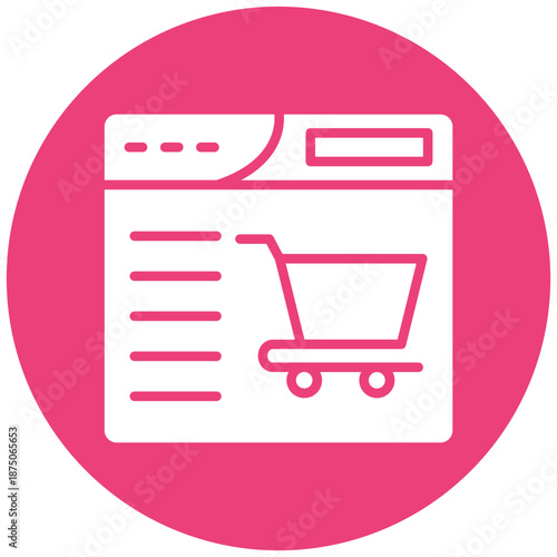 EComerce Webpage Icon