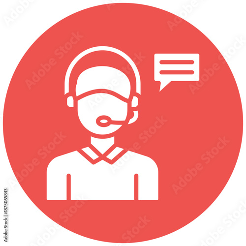 Customer Service Agent Icon