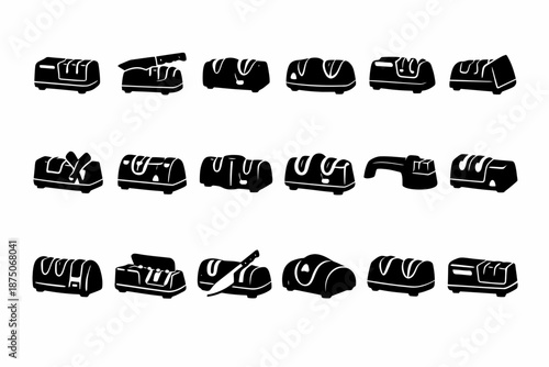 Silhouette knife sharpeners: diverse designs and tools for blade maintenance