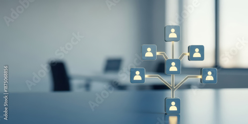 Team teamwork concept work business businessman workflow flow management information structure corporate organisation hierarchy company modern office background symbolising connection