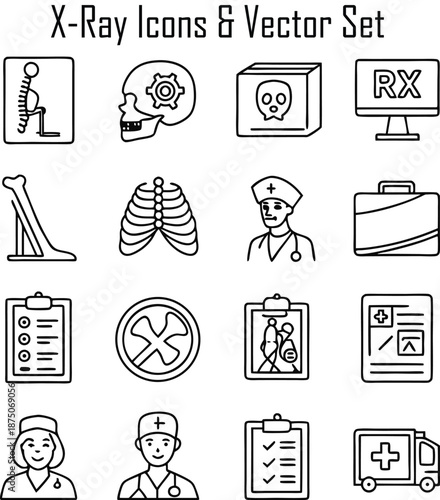 X-ray Icons & Vector Set