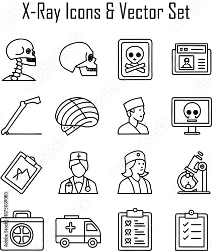 X-ray Icons & Vector Set