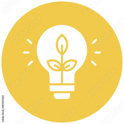 Ecologic Bulb Icon