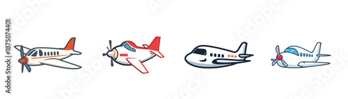 airplane bundle vector