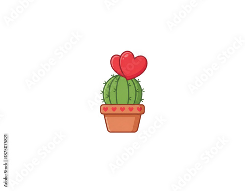 love kaktus in a pot
