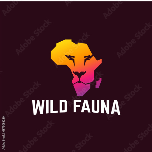 Wild Fauna Africa Logo Design.