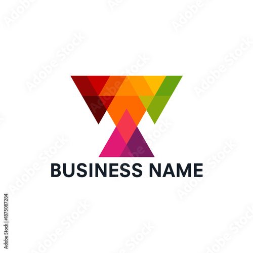 Abstract Geometric Logo Design with Vibrant Colors. Free Download Abstract Geometric Logo Design with Vibrant Colors. - GFXLoad