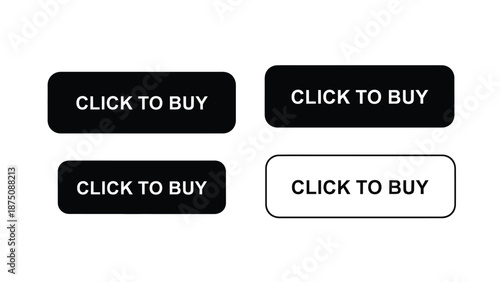 four click to buy buttons in different states