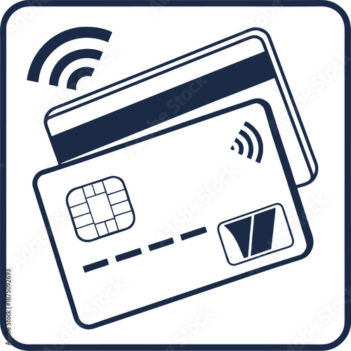 Contactless Payment Technology: A sleek representation of contactless payment technology, showcasing the convenience and modernity of modern transactions.