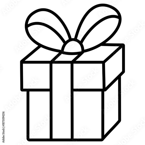 Surprise Gift Vector Illustration 