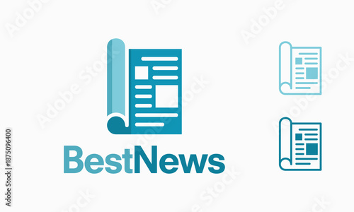 Best News Logo Design Representing Information and Updates.