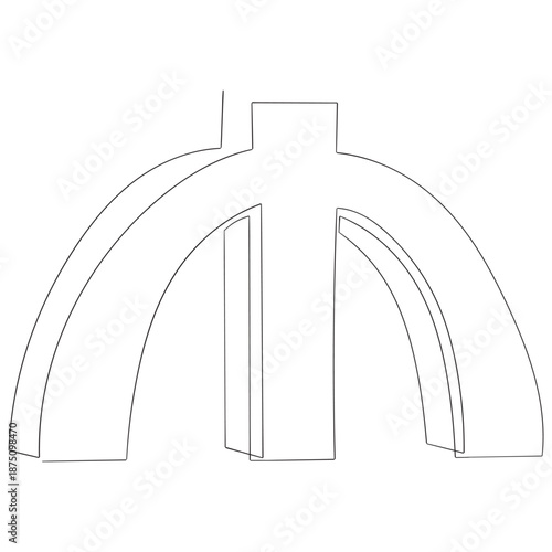 Azerbaijan Currency Symbol, Azerbaijani Manat Icon, AZN Sign. Vector Illustration