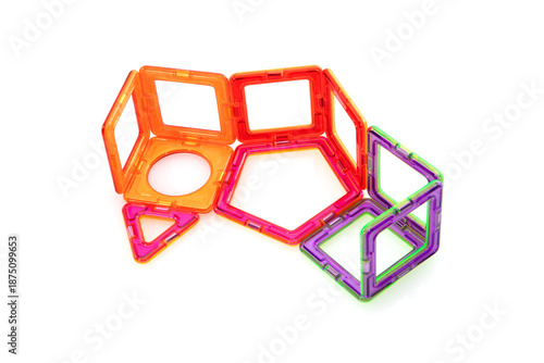 Bright Magnetic Building Blocks Creative Polyhedral Toy Design