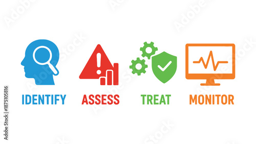 A medical professional assessing a patient with a checklist