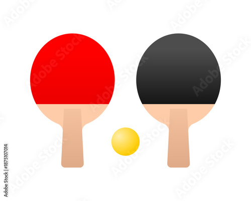 Table tennis sport icon icon vector design