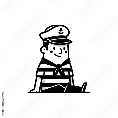 cartoon chef and man with gun illustration