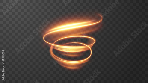 Golden spiral composed of shimmering golden light trails, fireworks, and gold confetti vibe. For holiday marketing campaigns (New Year, Christmas), wedding invitation suites, anniversary announcements