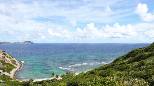 small cove on a small island in the British Virgin Islands