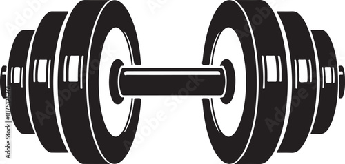 Dumbbell weightlifting gym equipment