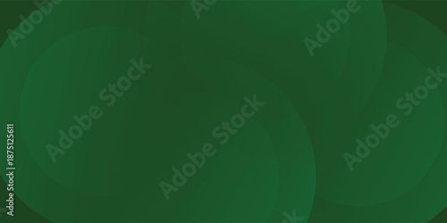 Abstract Green Circular Background With Overlapping Orbs for Design and Branding